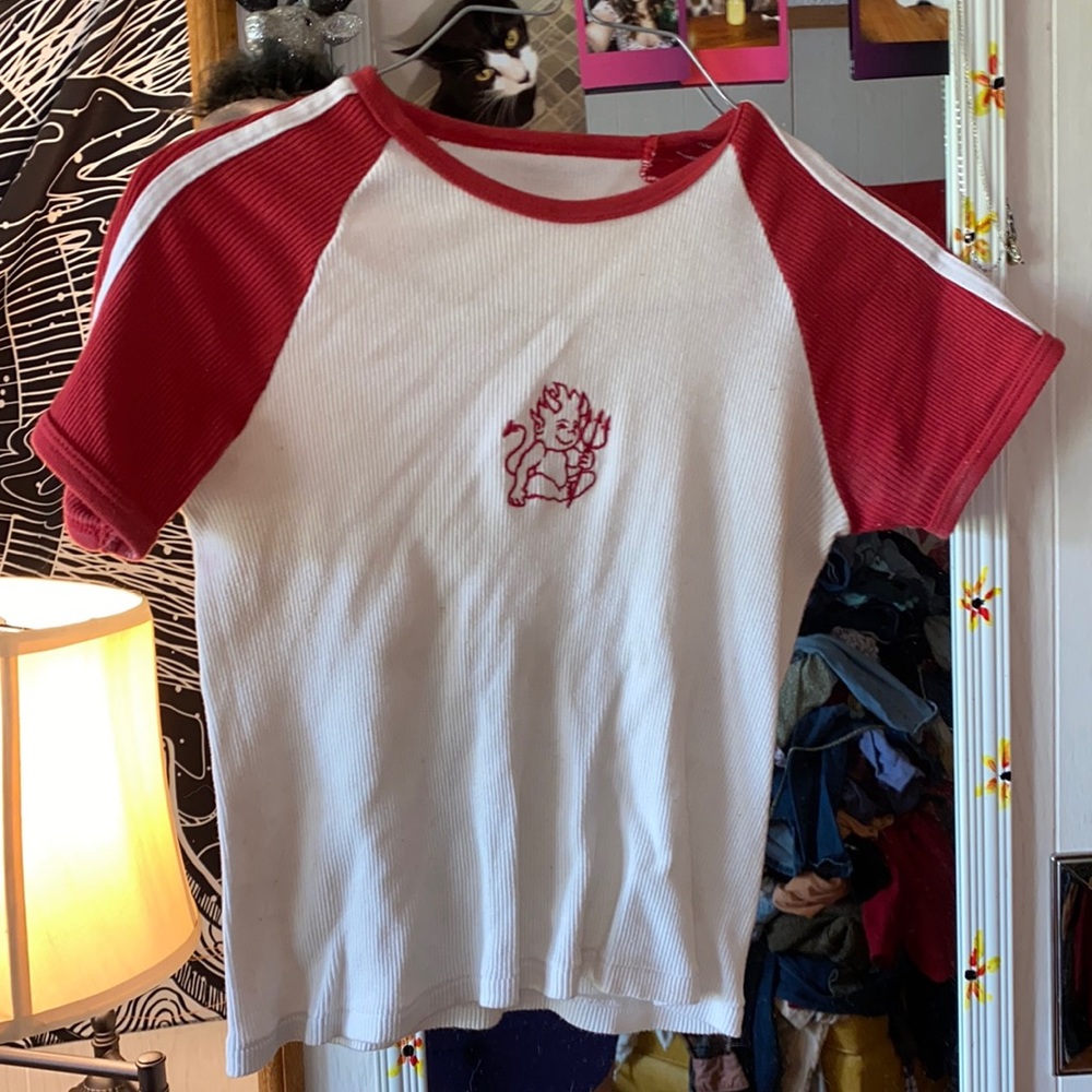 Brandy Melville devil shirt